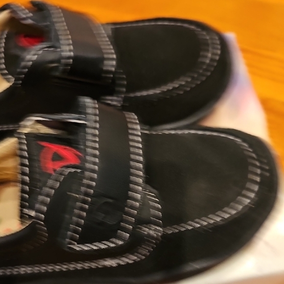 Naturino Black Kids Dress Shoes with Velcro - Picture 7 of 11